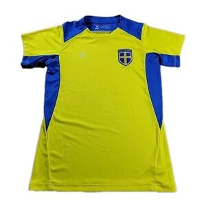Sweden Sverige Football Soccer Jersey Shirt KID Size SEE PICS FOR SIZING